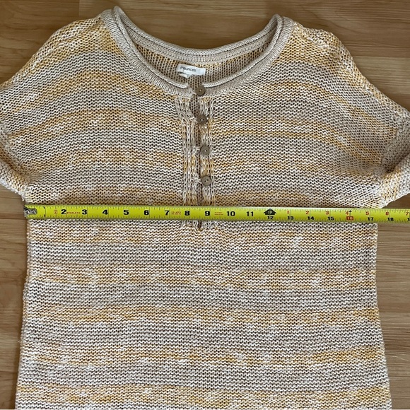Maurices Striped Long Sleeve Knit Sweater Women’s Size Small Button Accents - Picture 9 of 11